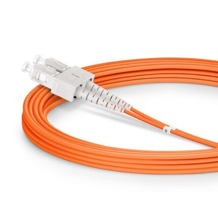 SC UPC to SC UPC | Duplex 3.0mm PVC | OM1 Multimode | Fiber Optic Patch Cable
