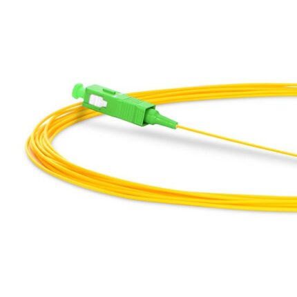 SC APC Simplex OS2 | 1M Single Mode 0.9mm | Fiber Optic Pigtail